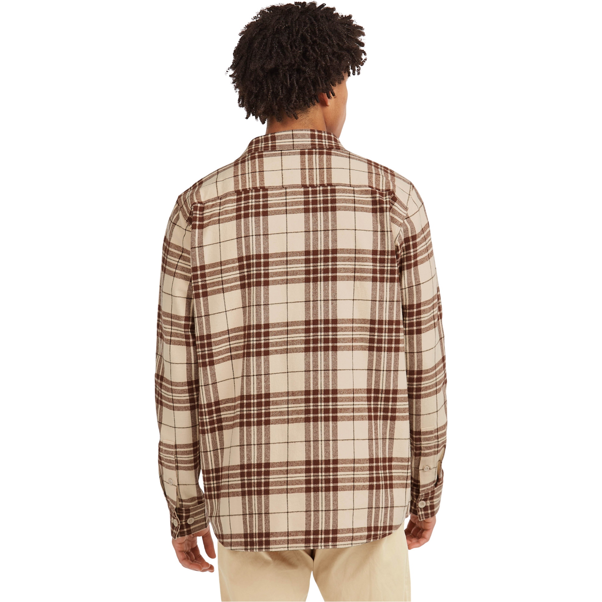 2025 O'Neill Mens Must-Have Flannel Shirt 2650049 - Beige Flannel Check